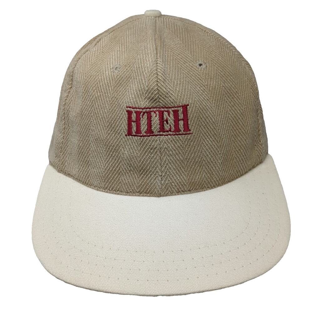 Town Talk Baseball Cap Brown One Size Herringbone Hawley Open 1999 HTEH Hat